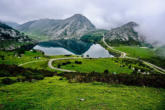 Vista del Lago Enol